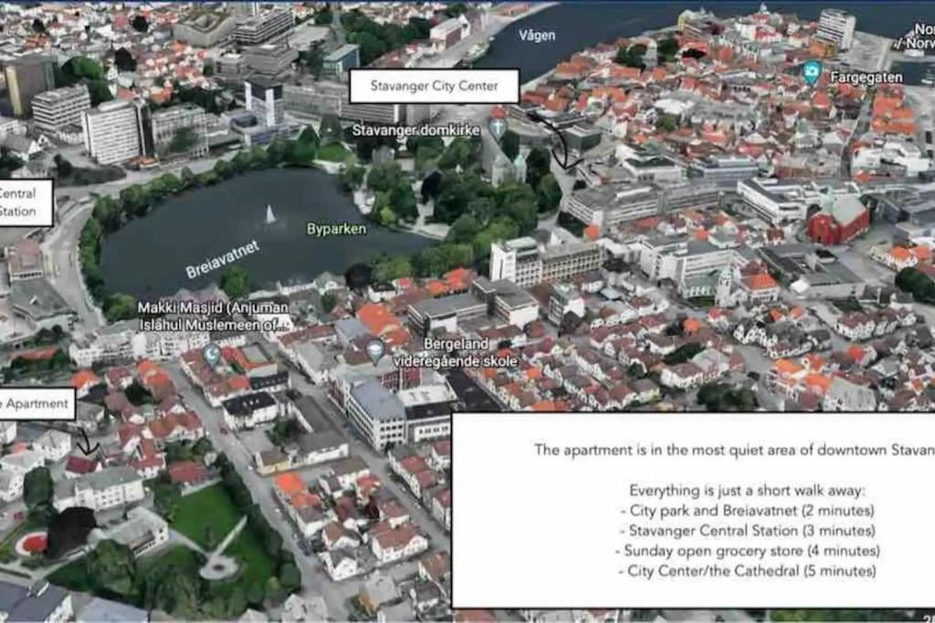Bjorn'S Sanctuary - City Center Daire Stavanger Dış mekan fotoğraf